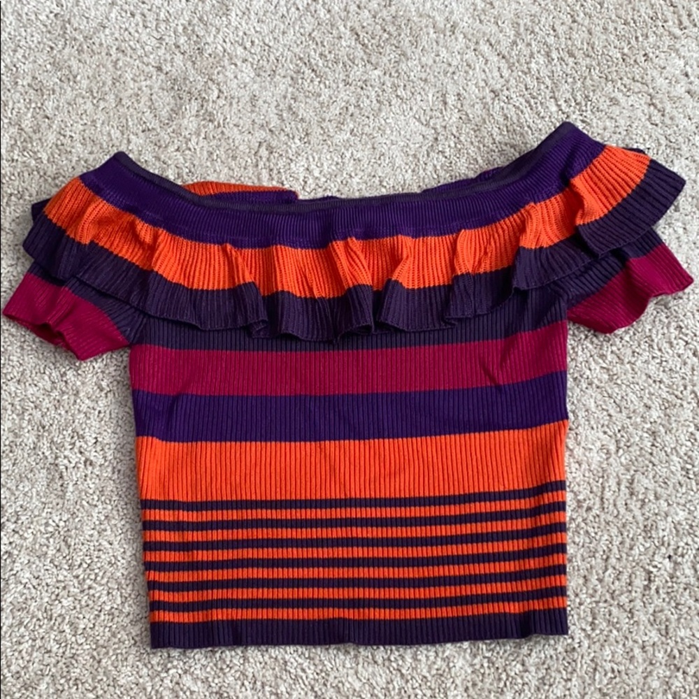 Cute off the shoulder crop top